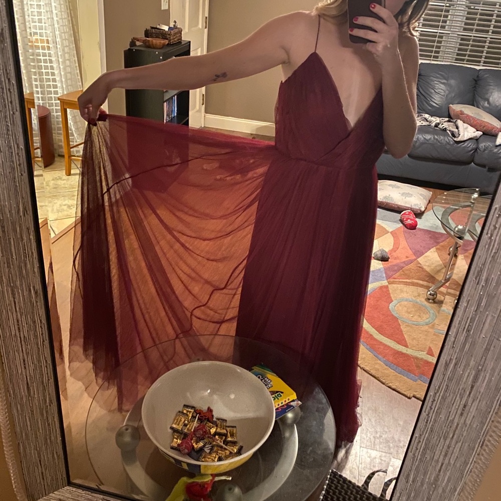 Maroon dress